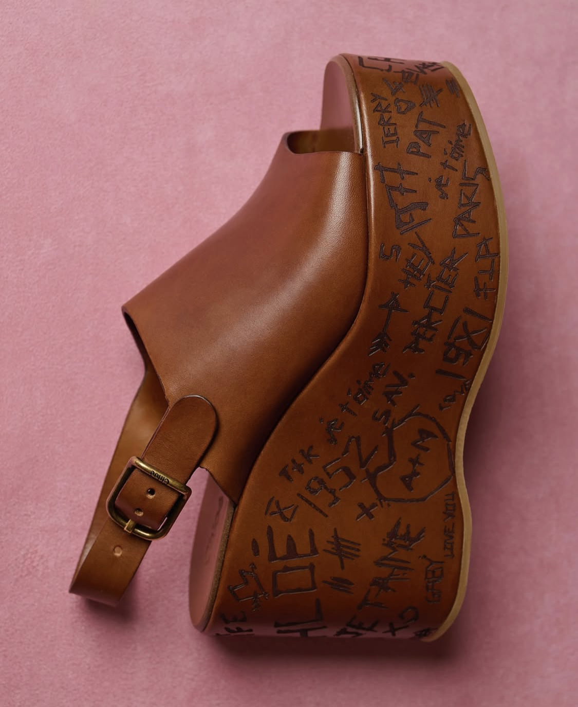 Chloe Maxime Wedge Sandal